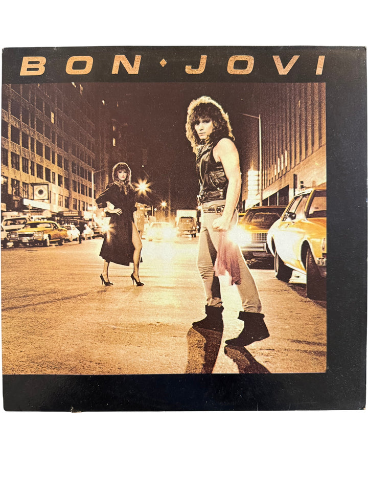 1980s Bon Jovi Self-Titled Debut Album Vinyl