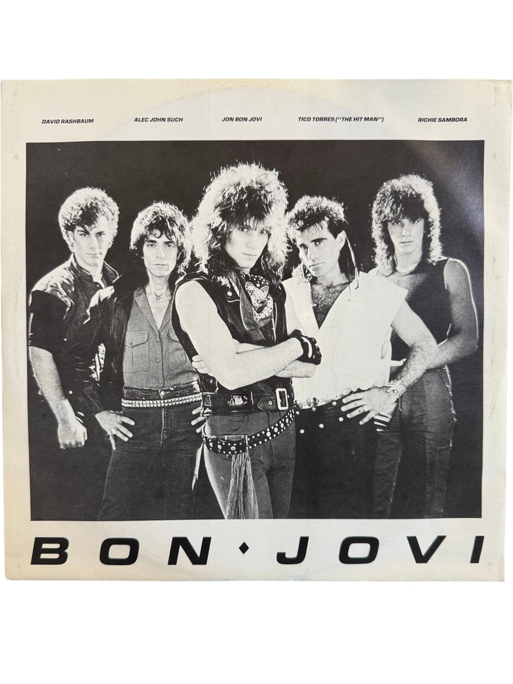 1980s Bon Jovi Self-Titled Debut Album Vinyl - Think Vintage Online Ltd