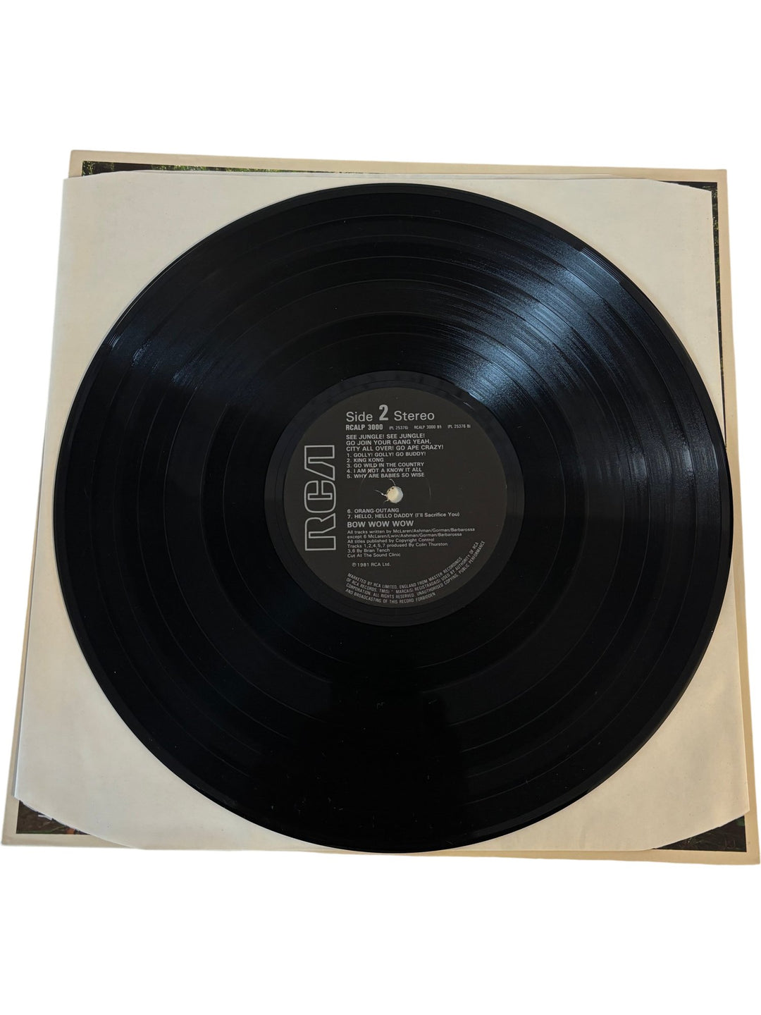 1980s Bow Wow Wow Album Vinyl - Think Vintage ltd