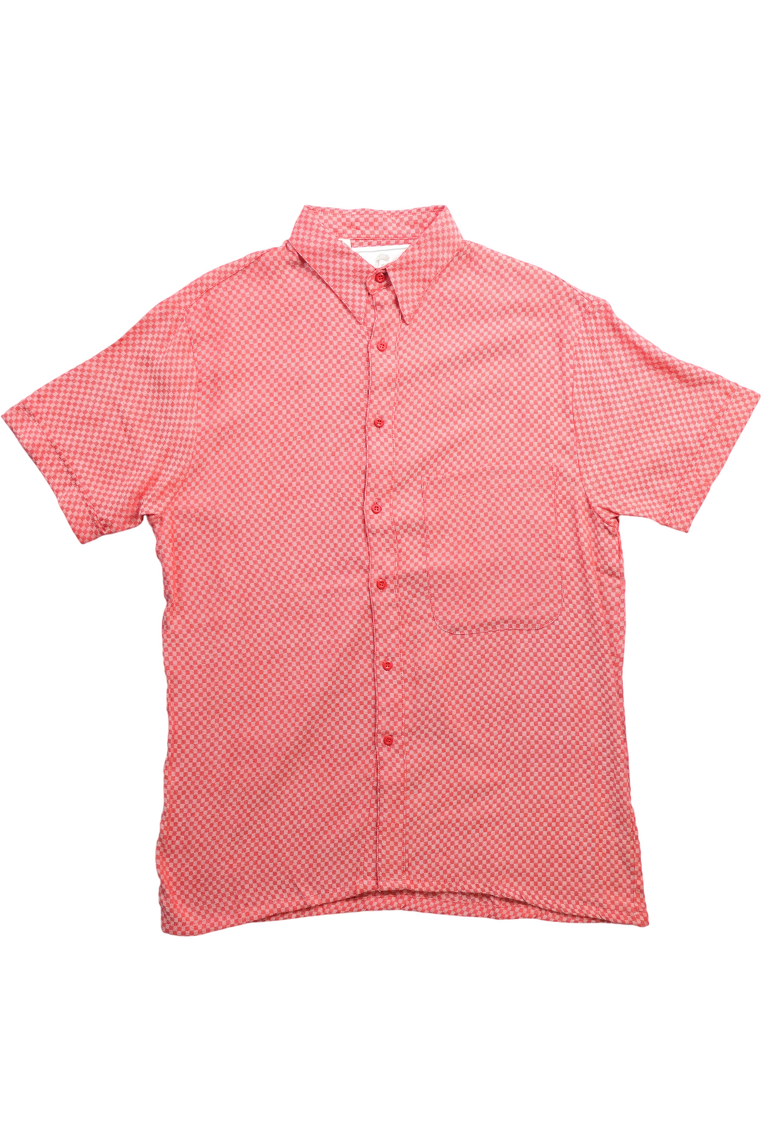 1980s Checked Short Sleeve Shirt  - L - Think Vintage ltd