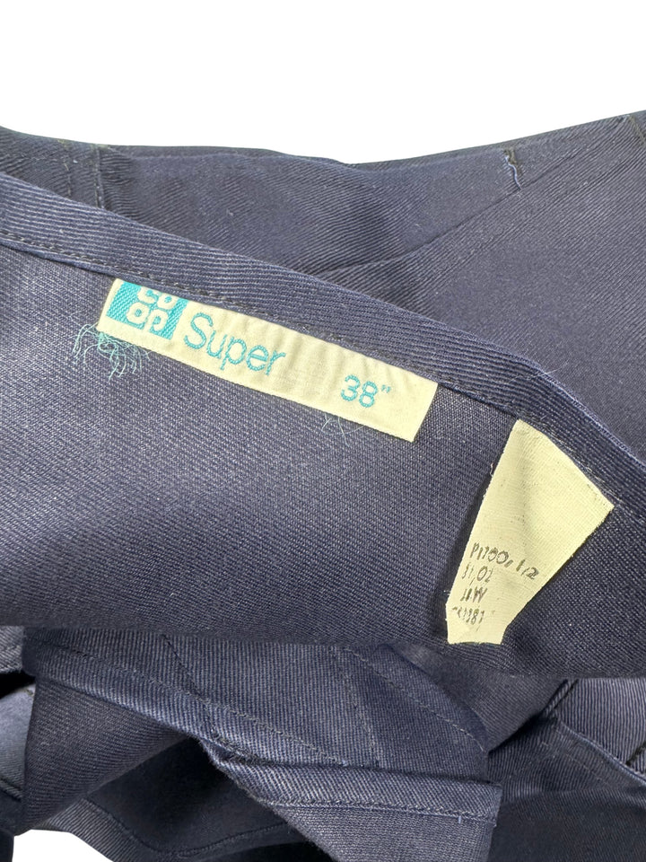 1980s Co-op Navy Protective Overalls - L - Think Vintage