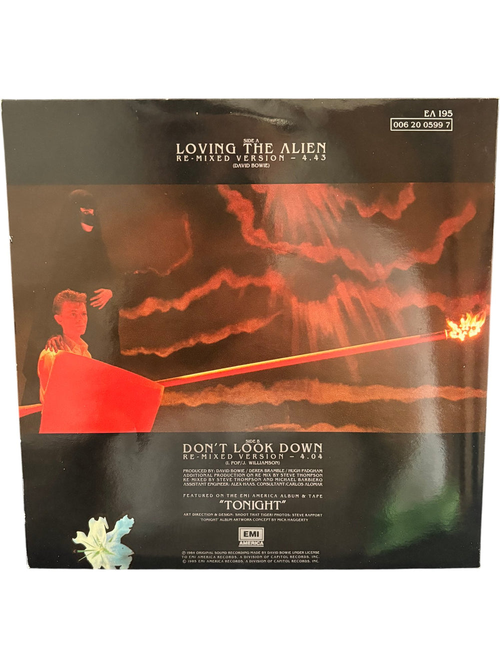 1980s David Bowie Re-Mixed Version Loving The Alien Vinyl - Good - Think Vintage ltd