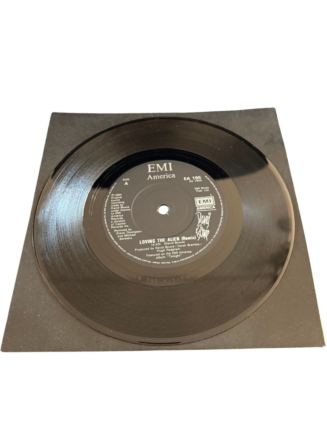 1980s David Bowie Re-Mixed Version Loving The Alien Vinyl - Good - Think Vintage ltd