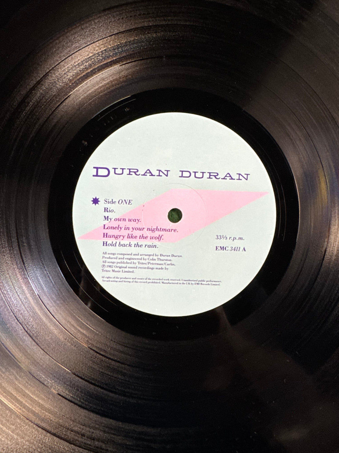 1980s Duran Duran Rio Vinyl Record - Think Vintage