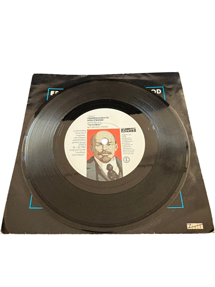 1980s Frankie Goes To Hollywood Two Tribes Record - Fair - 7 inch - Think Vintage ltd