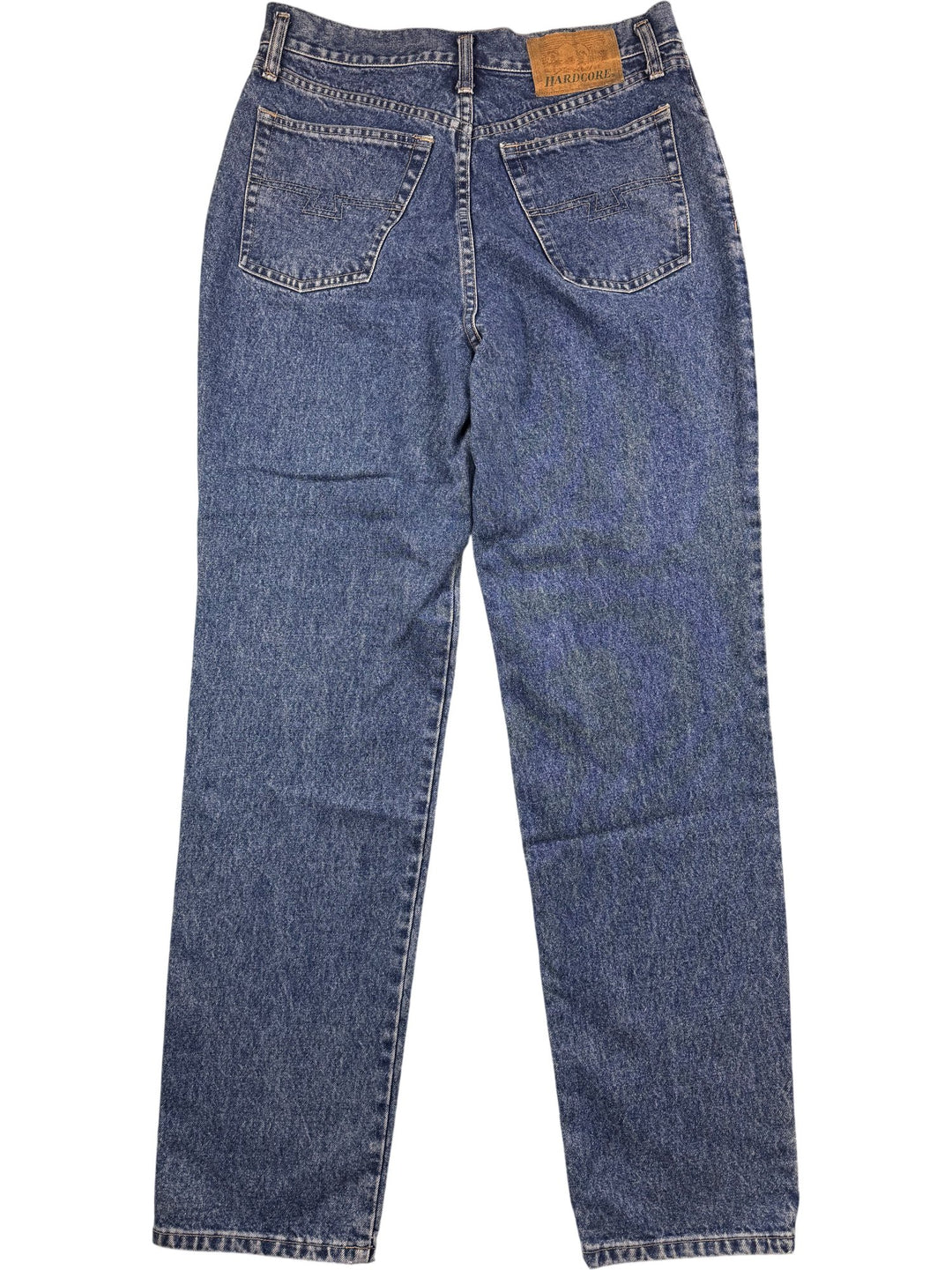 1980s Hardcore Straight Leg Denim Jeans - W31 - Think Vintage ltd