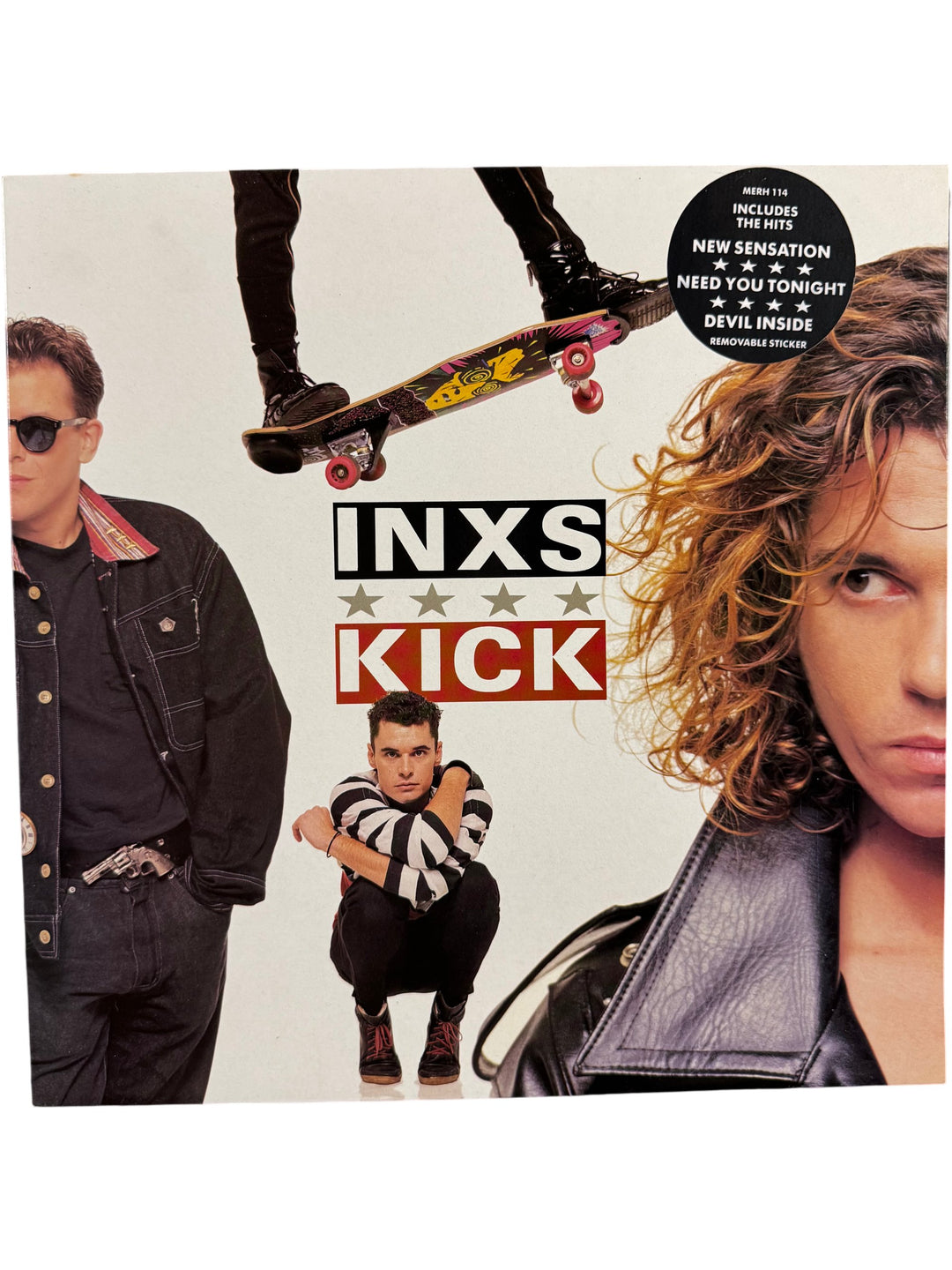 1980s INXS Kick Vinyl Record - Think Vintage