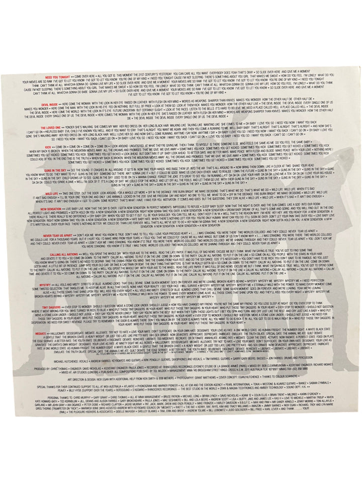 1980s INXS Kick Vinyl Record - Think Vintage Online Ltd