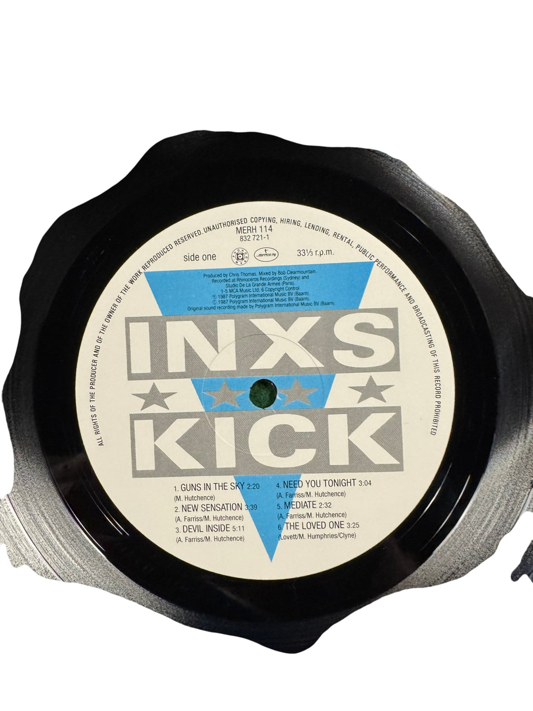 1980s INXS Kick Vinyl Record - Think Vintage Online Ltd