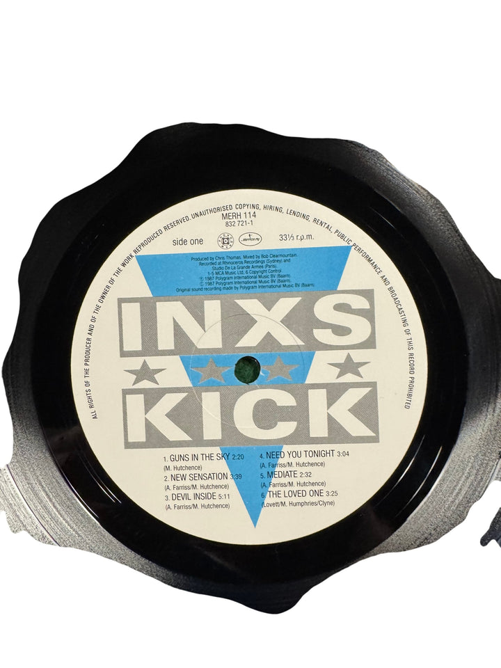 1980s INXS Kick Vinyl Record - Think Vintage Online Ltd
