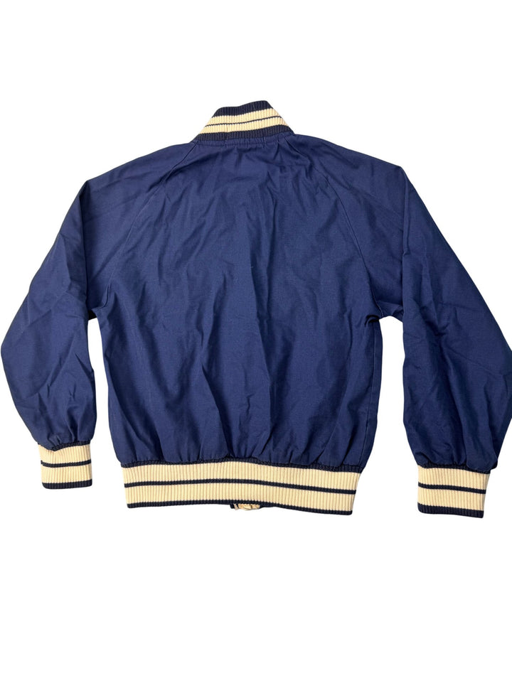 1980s Izod Lacoste Navy Zip Up Jacket - Age 7/8 - Think Vintage ltd