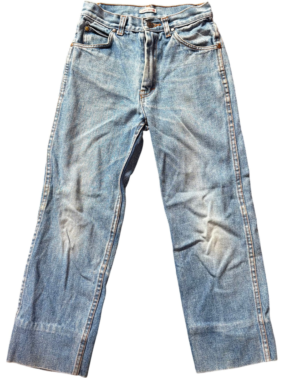 1980s James Hayden Straight Leg Denim Jeans - Age 8/9 - Think Vintage ltd