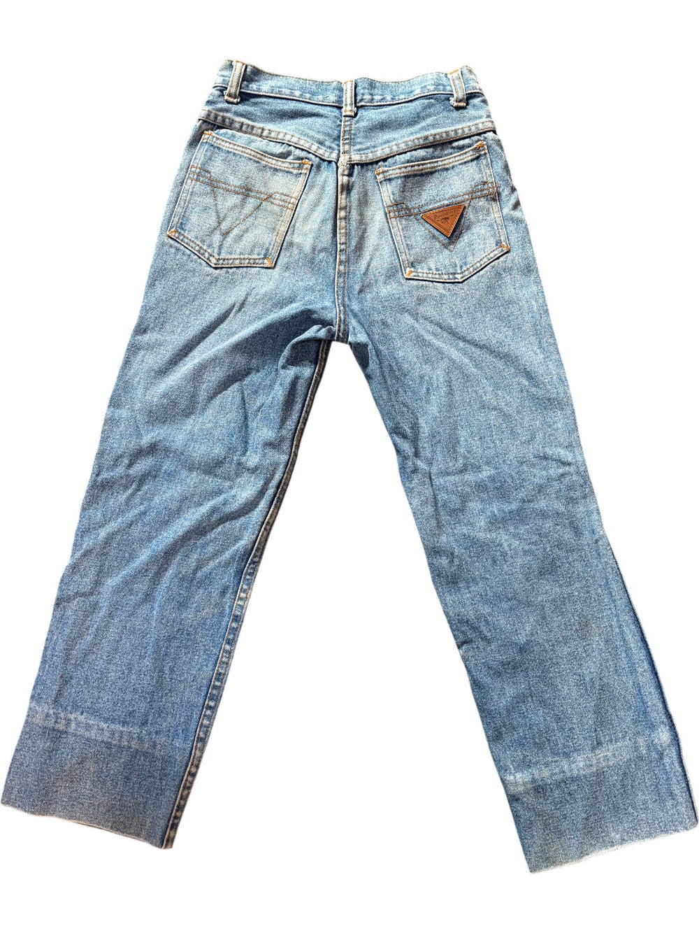 1980s James Hayden Straight Leg Denim Jeans - Age 8/9 - Think Vintage ltd