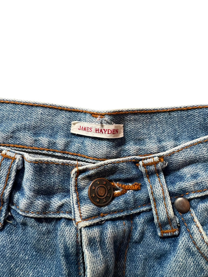 1980s James Hayden Straight Leg Denim Jeans - Age 8/9 - Think Vintage ltd