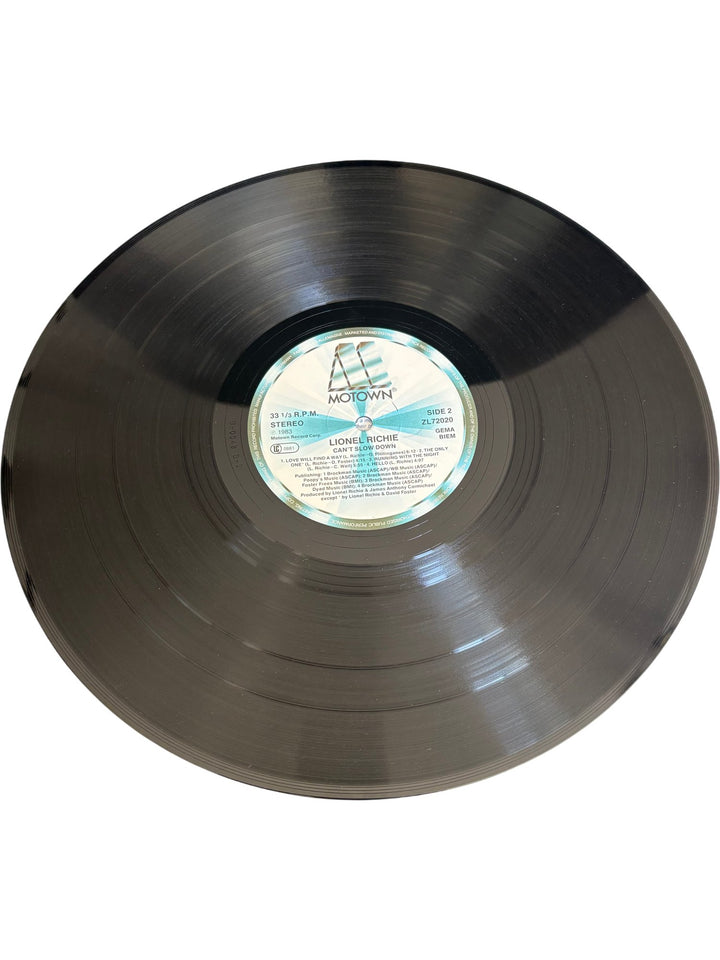 1980s Lionel Richie Can't Slow Down Vinyl - Fair - Think Vintage ltd