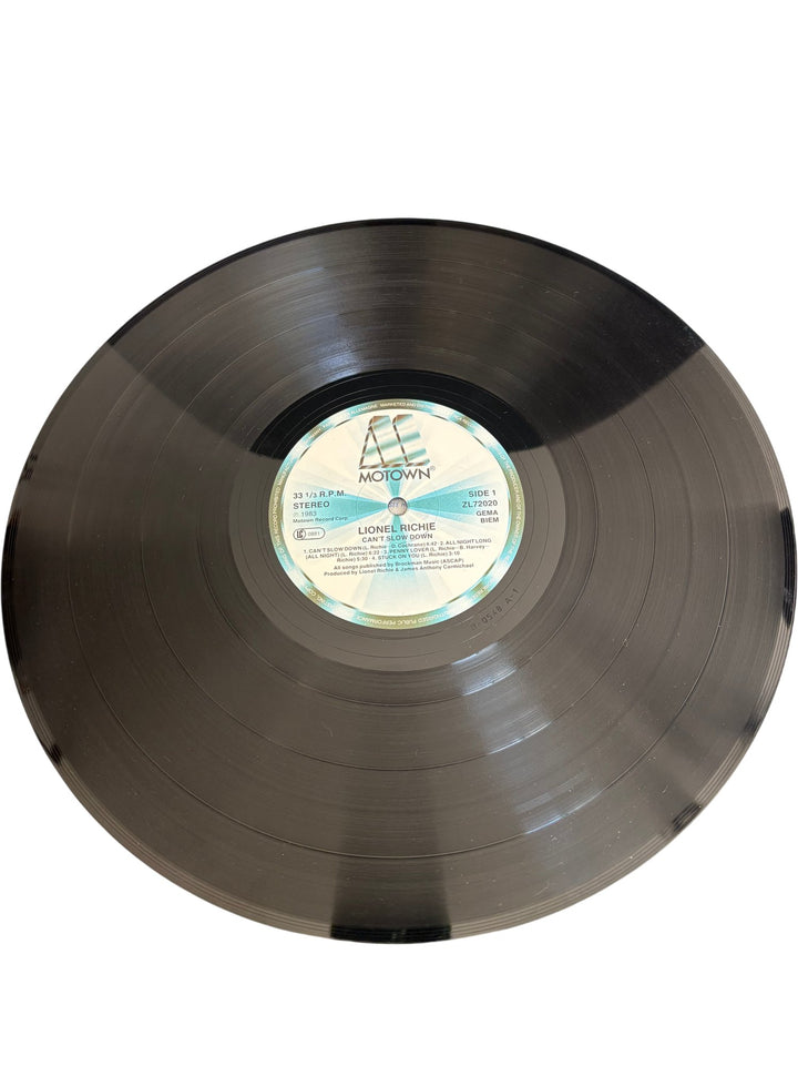 1980s Lionel Richie Can't Slow Down Vinyl - Fair - Think Vintage ltd