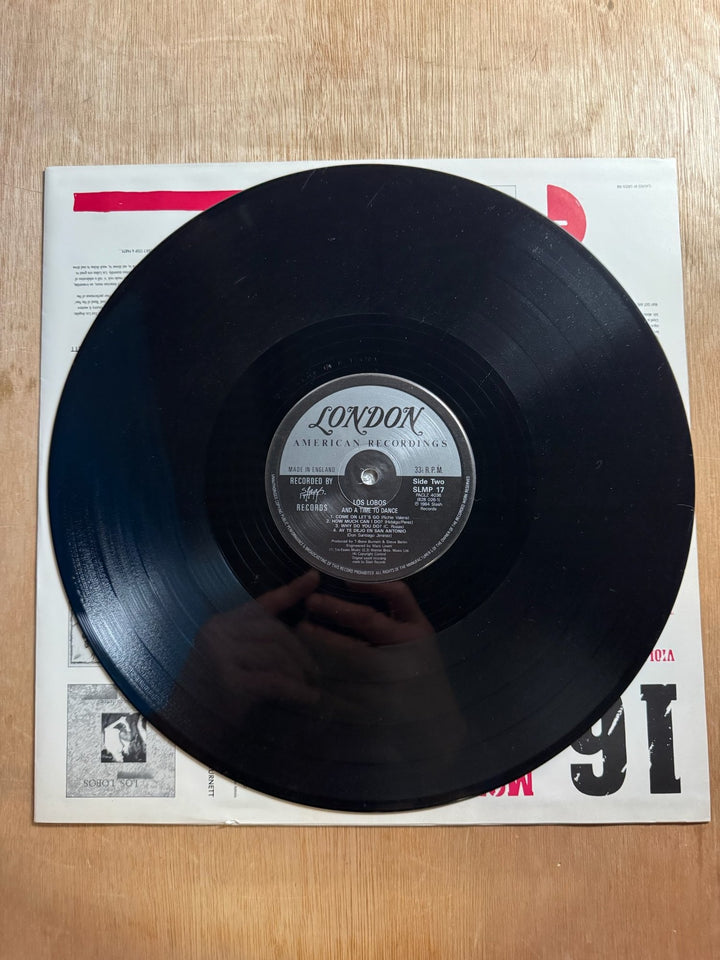 1980s Los Lobos A Time to Dance Vinyl Record - Very Good+