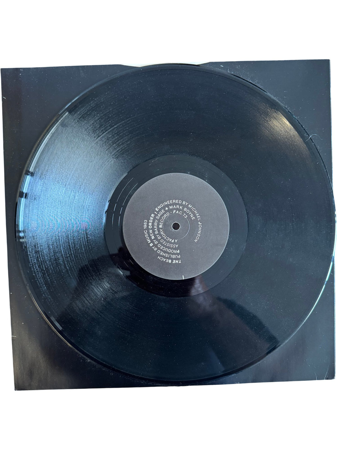 1980s New Order Blue Monday Vinyl Record - Fair - Think Vintage ltd
