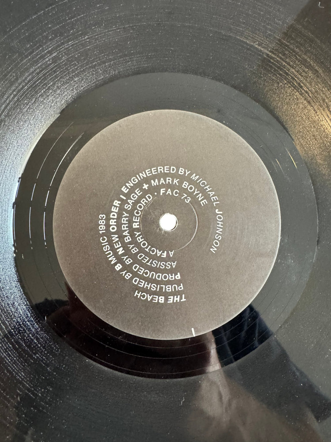 1980s New Order Blue Monday Vinyl Record - Fair - Think Vintage ltd