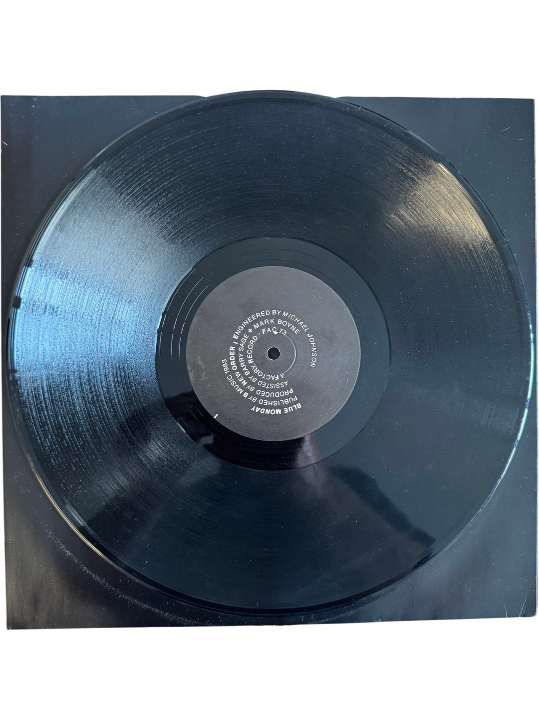 1980s New Order Blue Monday Vinyl Record - Fair - Think Vintage ltd