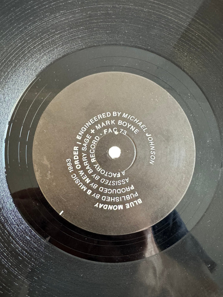 1980s New Order Blue Monday Vinyl Record - Fair - Think Vintage ltd