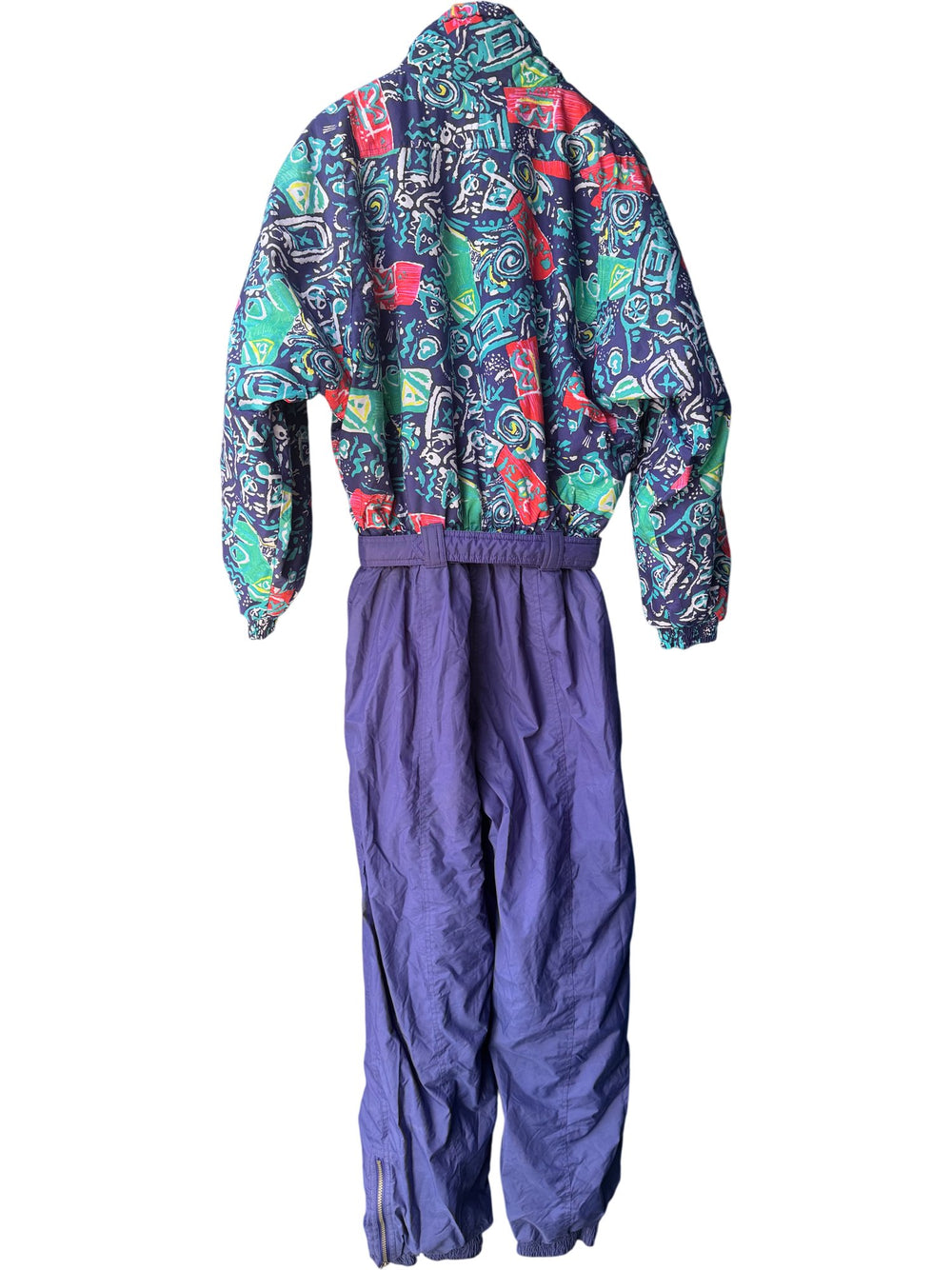 1980s Patterned Snow Suit - M - Think Vintage ltd