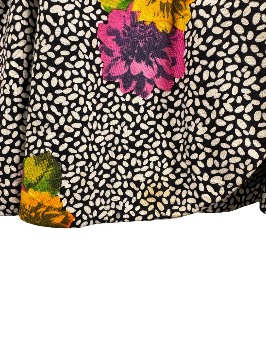 1980s Richie Freeman Terijon Floral Peplum Jacket - S - Think Vintage ltd
