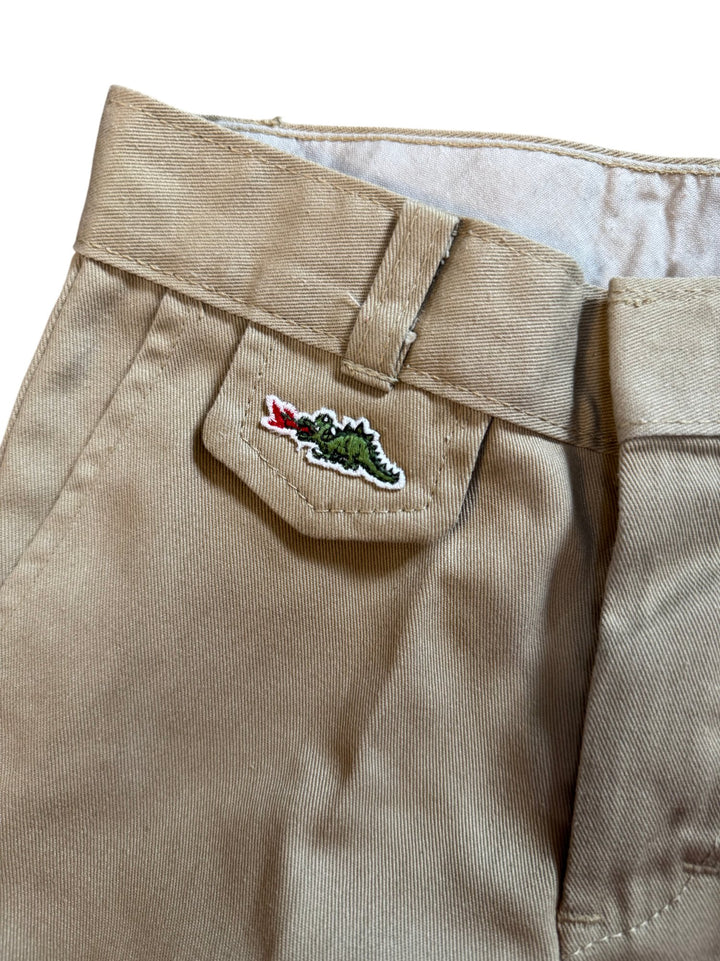 1980s Sears Beige Straight Leg Trousers - Age 10/11 - Think Vintage ltd