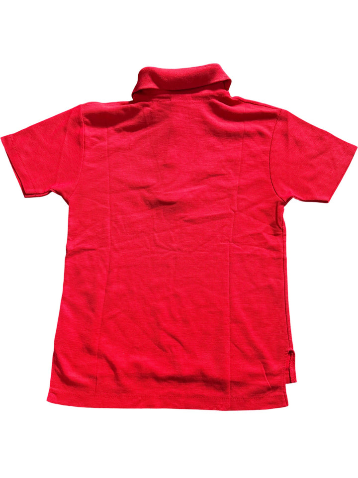 1980s Sears Boys Red Polo Shirt - Age 9/10 - Think Vintage ltd