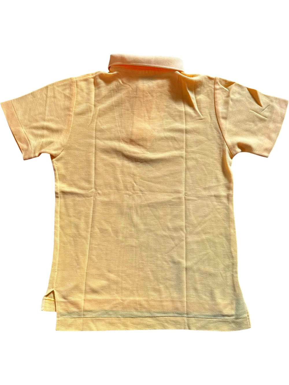 1980s Sears Yellow Polo Shirt with Embroidered Logo - Age 9/10 - Think Vintage ltd