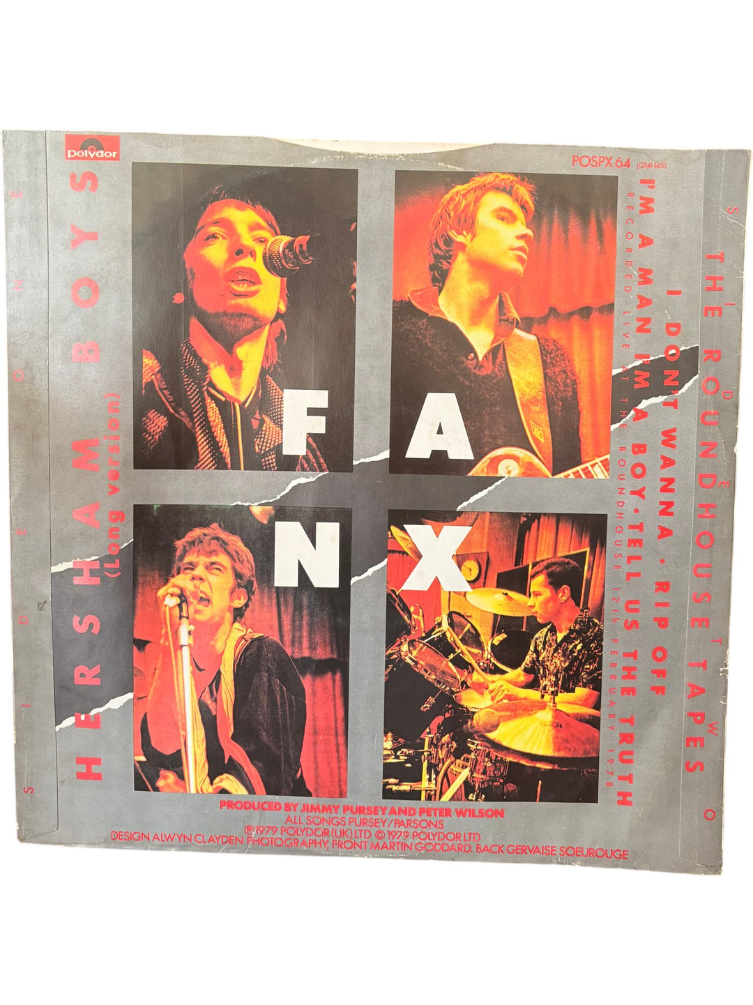 1980s Sham 69 Hersham Boys Album - Good - Think Vintage ltd