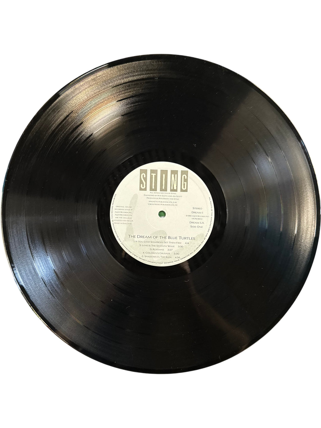 1980s Sting The Dream of the Blue Turtles Vinyl Record - Think Vintage ltd