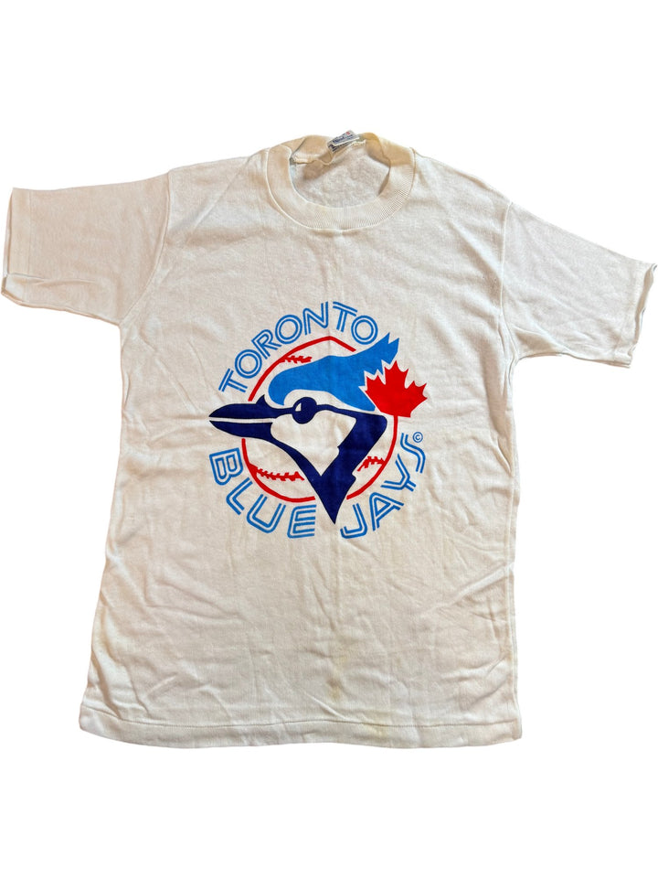 1980s Toronto Blue Jays Logo T-Shirt - S - Think Vintage ltd