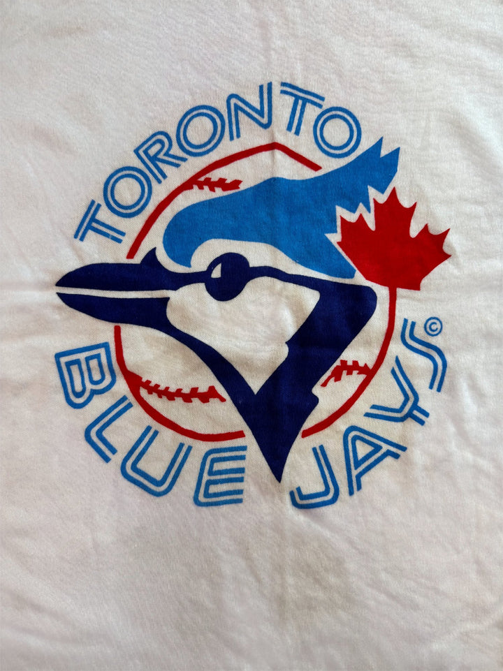 1980s Toronto Blue Jays Logo T-Shirt - S - Think Vintage ltd