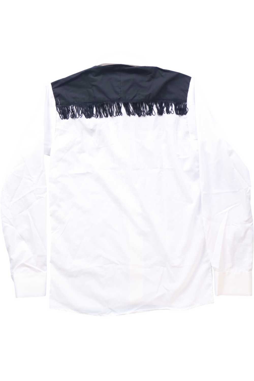 1980s Women's Fringe Shirt - Think Vintage