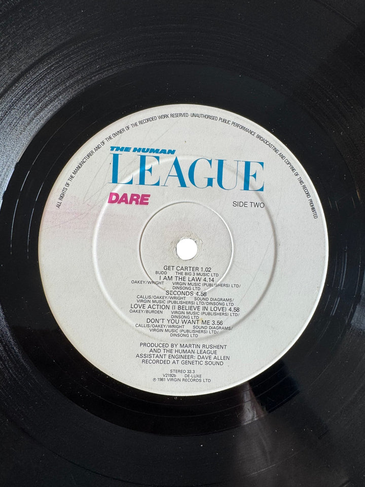 1981 The Human League Dare LPM - Fair - Think Vintage ltd