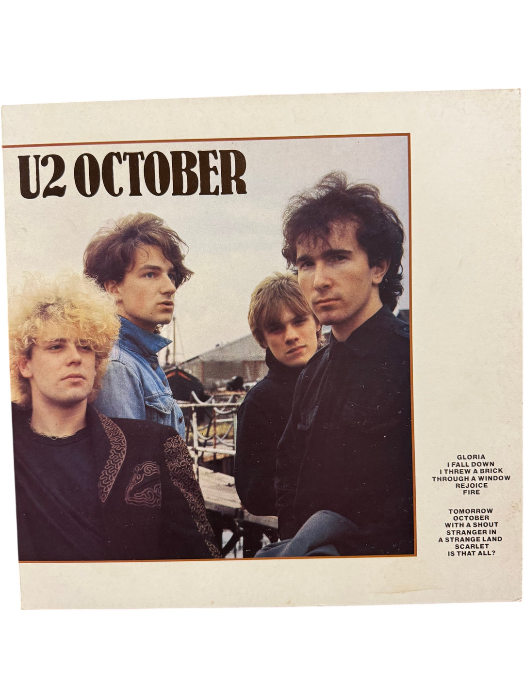 1981 U2 October Vinyl Album - Think Vintage