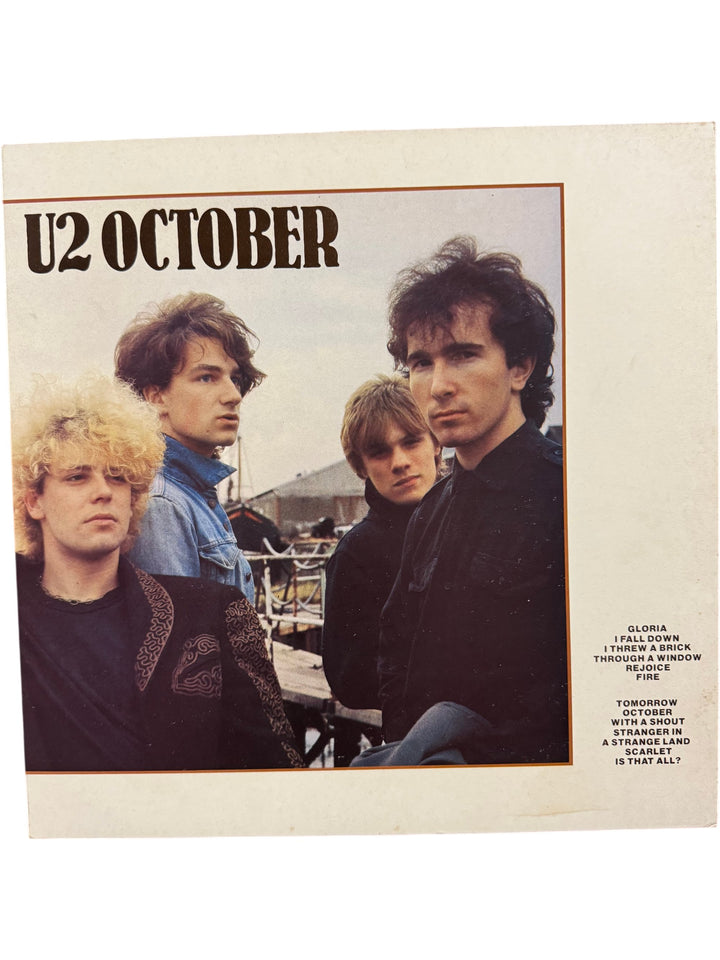 1981 U2 October Vinyl Album - Think Vintage