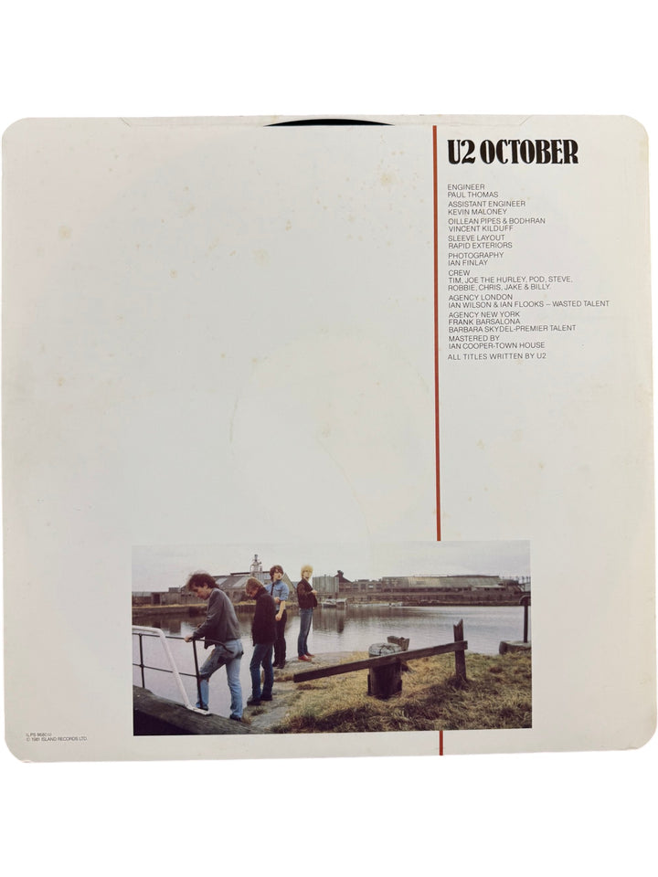 1981 U2 October Vinyl Album - Think Vintage