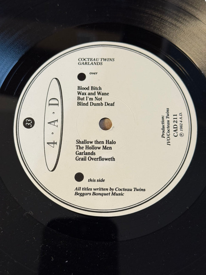 1982 Cocteau Twins Garlands Vinyl Record - Think Vintage Online Ltd