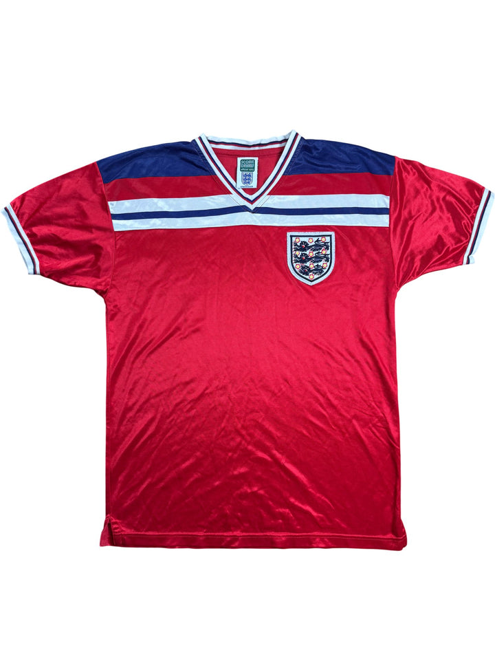 1982 England Score Draw Football Shirt - L - Think Vintage ltd