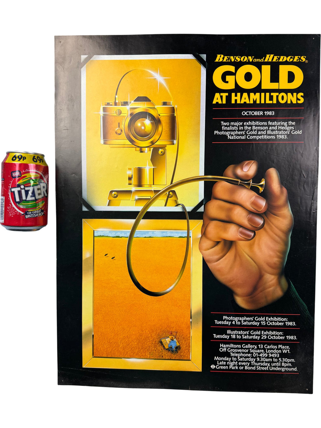 1983 Benson & Hedges Gold Exhibition Poster - Think Vintage ltd