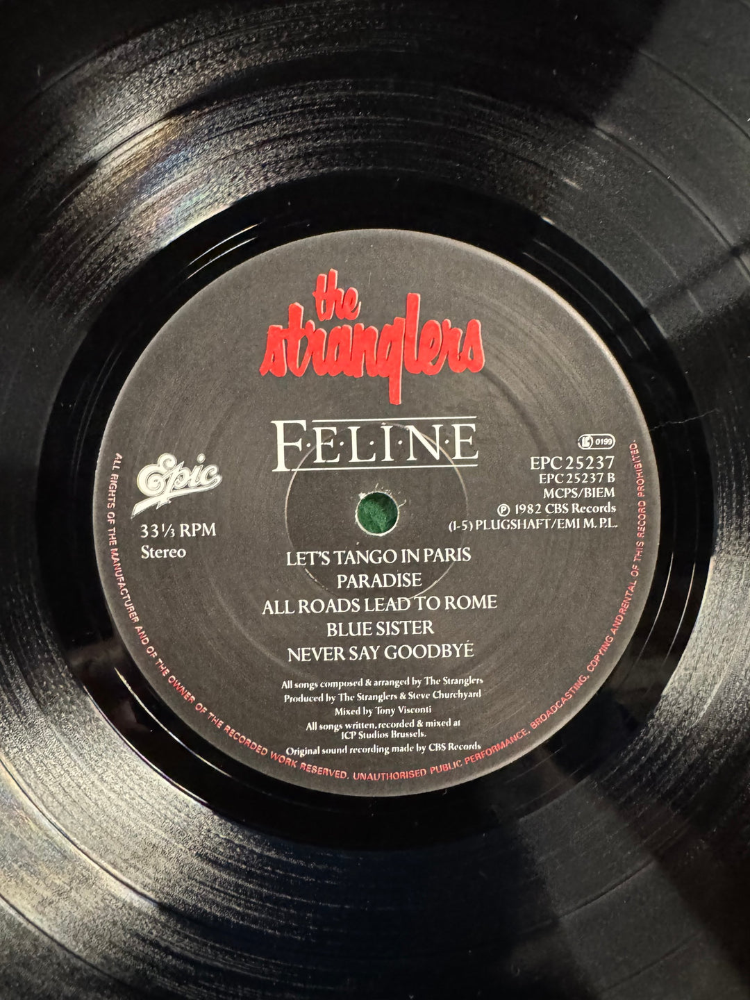 1983 Feline Album by The Stranglers - Think Vintage