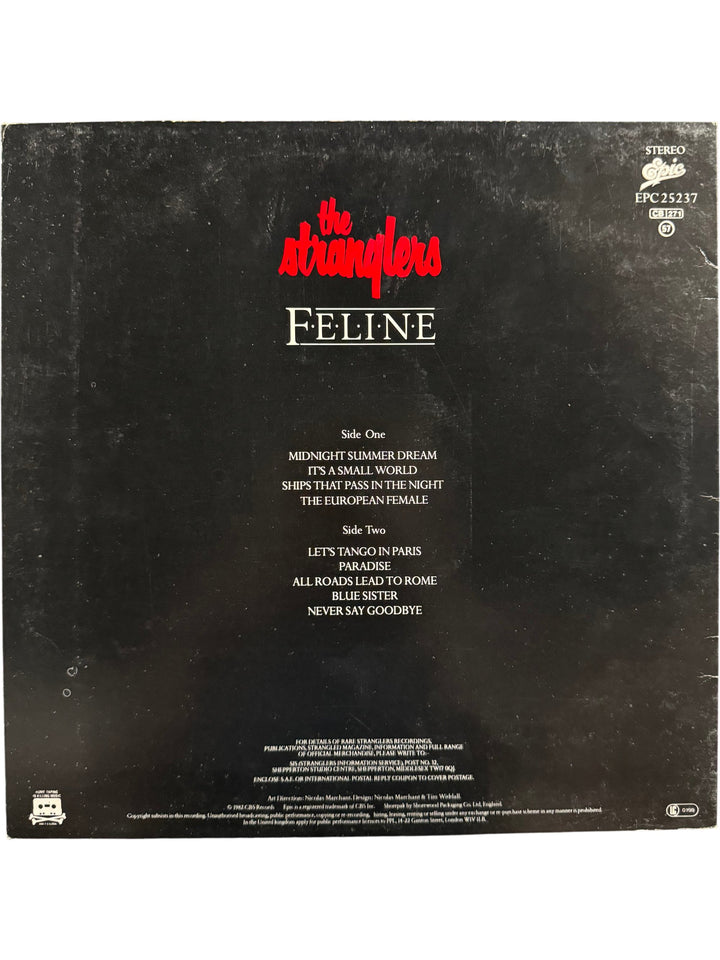 1983 Feline Album by The Stranglers - Think Vintage ltd