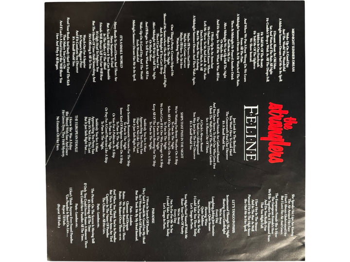 1983 Feline Album by The Stranglers - Think Vintage ltd
