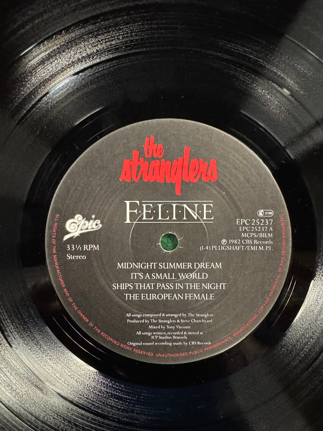 1983 Feline Album by The Stranglers - Think Vintage ltd