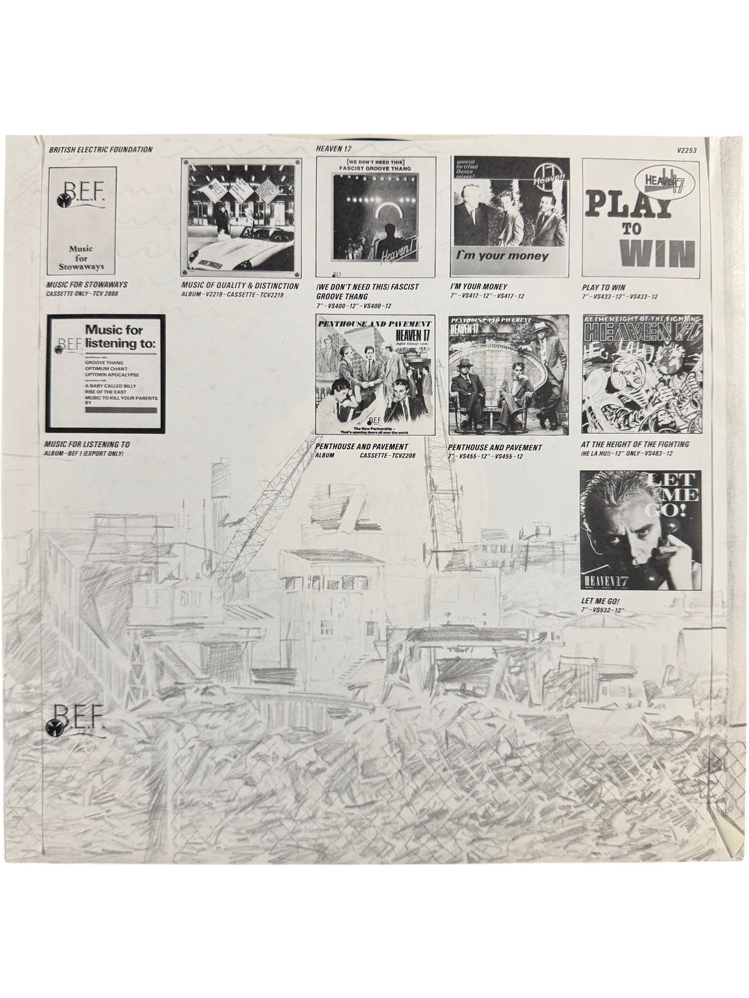 1983 Heaven 17 The Luxury Gap Vinyl Record - Think Vintage