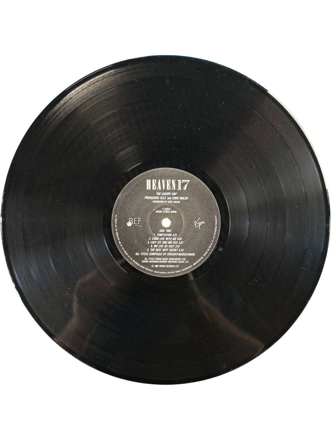 1983 Heaven 17 The Luxury Gap Vinyl Record - Think Vintage