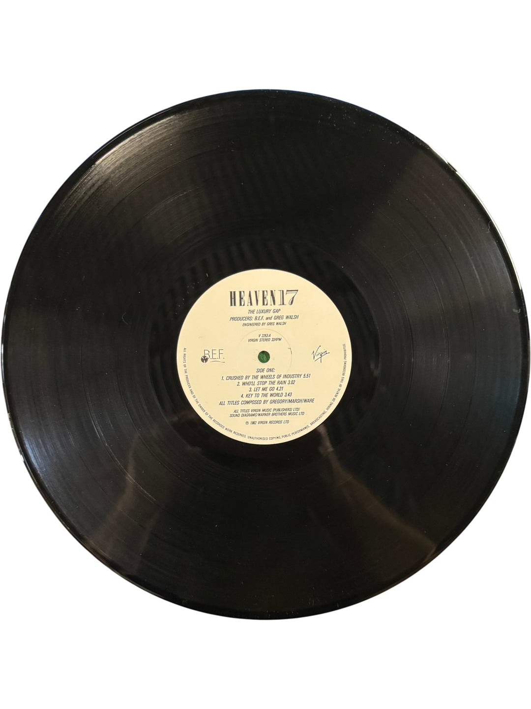 1983 Heaven 17 The Luxury Gap Vinyl Record - Think Vintage