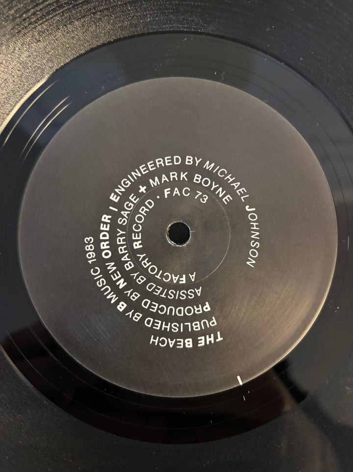1983 New Order The Beach Vinyl - NM/Mint - Think Vintage ltd